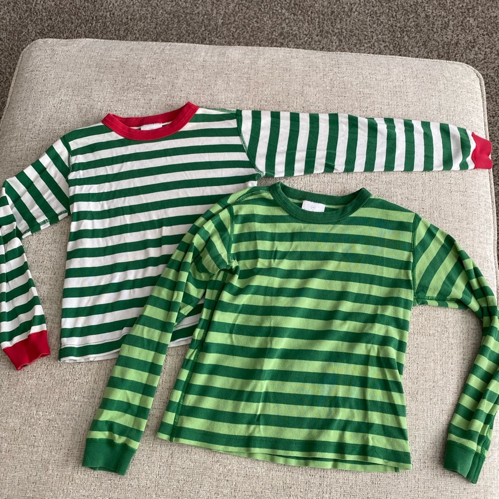 Hanna Andersson pajama tops 140 vintage
